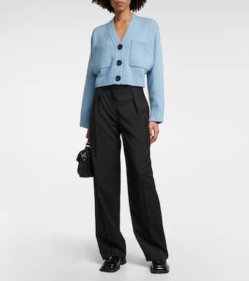 Cardigan in cashmere e lana a righe | Proenza Schouler