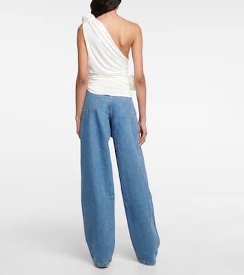 Verziertes One-Shoulder-Top | Magda Butrym
