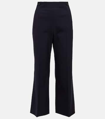 Pantaloni flared in lana a vita alta | Chloé