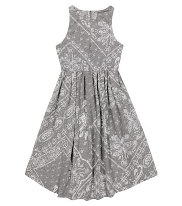 Abito in cotone con stampa | Brunello Cucinelli Kids