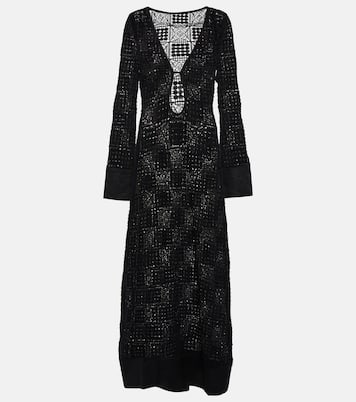 Vestido largo de croché de algodón | SIR