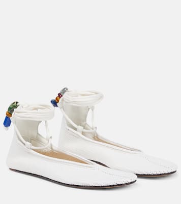 Silk and cotton ballet flats | Loro Piana