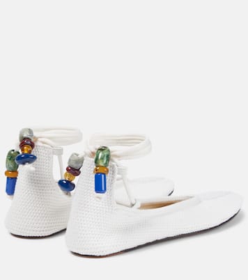 Silk and cotton ballet flats | Loro Piana
