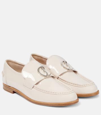 Mocassini CL Moc in vernice con logo | Christian Louboutin