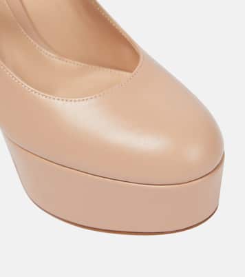 Mary-Jane-Pumps aus Leder | Gianvito Rossi