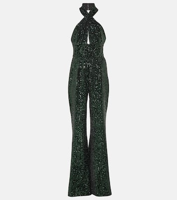 Sequined wide-leg jumpsuit | Elie Saab