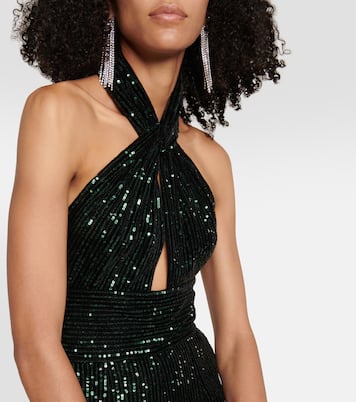 Sequined wide-leg jumpsuit | Elie Saab