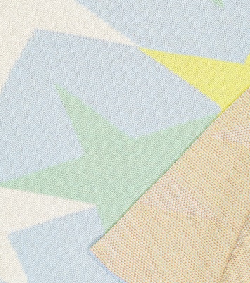 Mantella in cotone e lana con stampa | Stella McCartney Kids