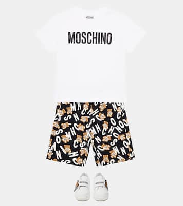 Baskets en cuir à logo | Moschino Kids