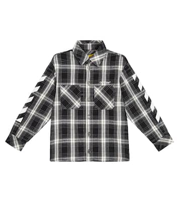 Camicia Bookish in flanella a quadri | Off-White Kids
