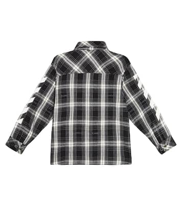 Camicia Bookish in flanella a quadri | Off-White Kids