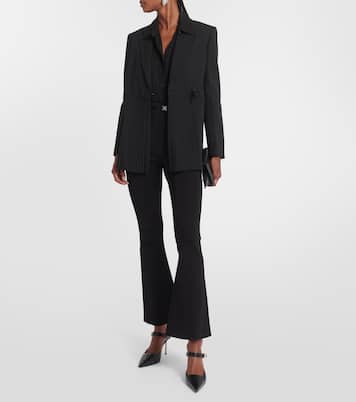 Pantaloni flared in jersey 4G | Givenchy