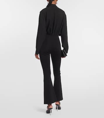 Pantaloni flared in jersey 4G | Givenchy