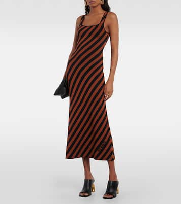 Katie striped midi dress | Staud