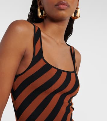 Katie striped midi dress | Staud