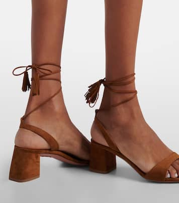 Sandales Alu 50 en daim | Aquazzura