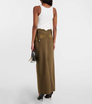 Maxirock aus Denim | Blumarine