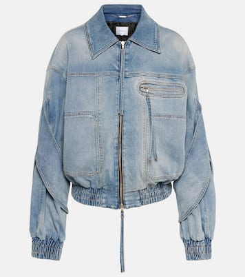 Veste bomber en jean | Blumarine