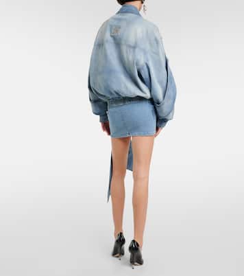 Veste bomber en jean | Blumarine