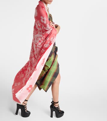 Sciarpa VW Icons in cotone, lana e seta | Vivienne Westwood