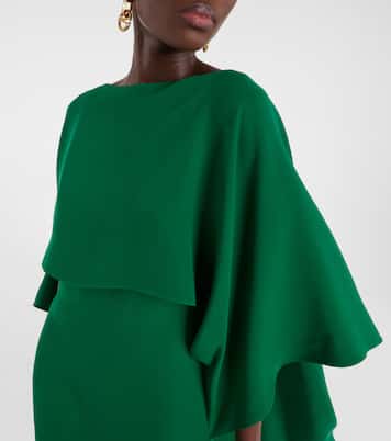 Robe midi en soie | Valentino