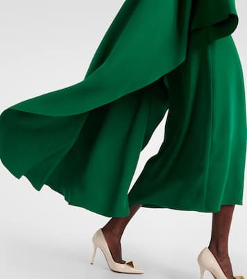 Robe midi en soie | Valentino