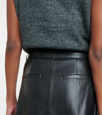 Falda midi Jesse White Label de piel sintética | Proenza Schouler