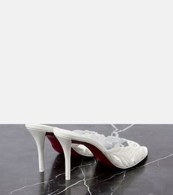 Apostropha 80 PVC and leather mules | Christian Louboutin
