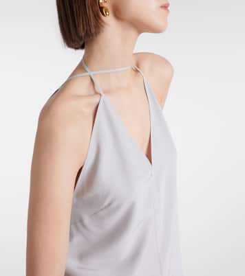 Top in crêpe de chine di seta | Toteme