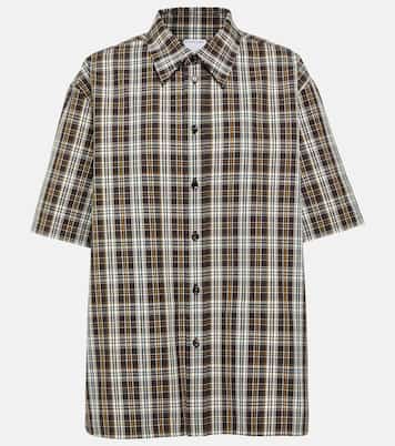 Camicia in cotone a quadri | Bottega Veneta