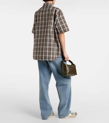 Camicia in cotone a quadri | Bottega Veneta