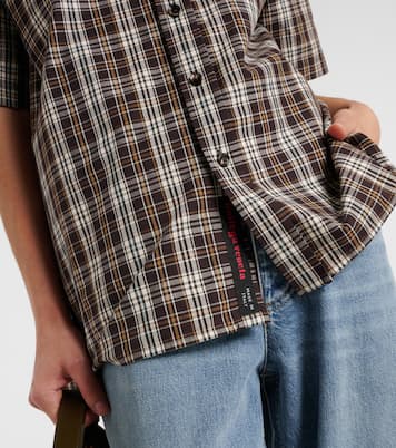 Camicia in cotone a quadri | Bottega Veneta