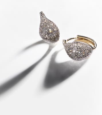 Boucles d'oreilles en or 10 ct et diamants | Stone and Strand