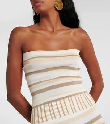 Citara striped cotton-blend top | Faithfull