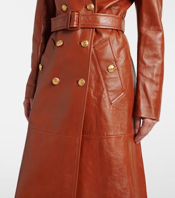 Cappotto doppiopetto in pelle | Chloé