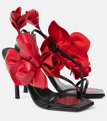 Sandales en cuir à fleurs | Magda Butrym