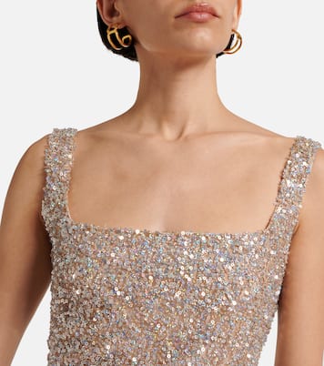 Harper sequined gown | Costarellos
