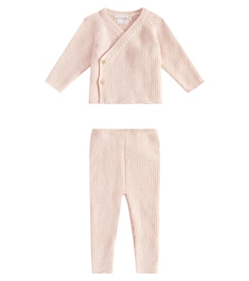 Bebé - set de cárdigan y pantalones Théva de alpaca | Bonpoint