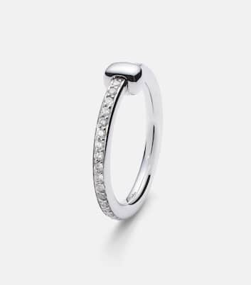 Bague Together en or blanc 18 ct et diamants | Pomellato