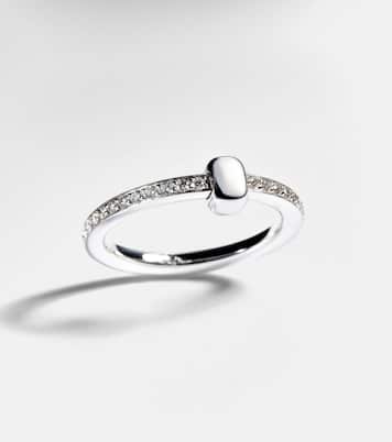 Bague Together en or blanc 18 ct et diamants | Pomellato