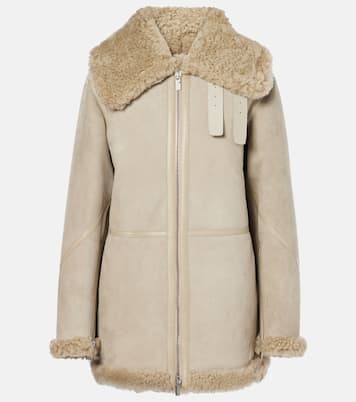 Chaqueta de piel con forro de borrego | Burberry