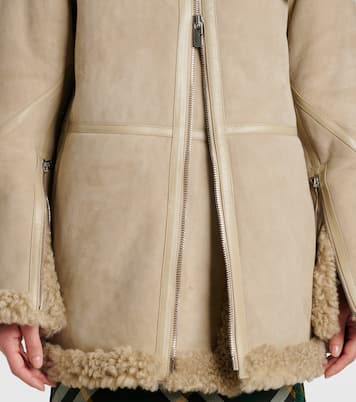 Chaqueta de piel con forro de borrego | Burberry