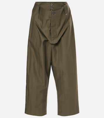 Alien cropped cotton wide-leg pants | Vivienne Westwood