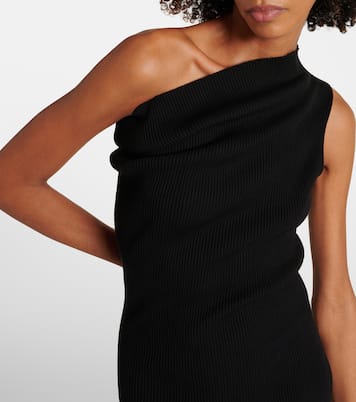 One-Shoulder-Maxikleid aus Jersey | Rick Owens