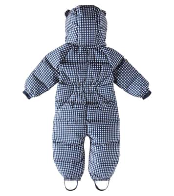 Baby Sylvie checked down snowsuit | Liewood