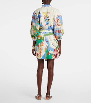 X Nadia Hernandez Hemdblusenkleid aus Leinen | Alémais