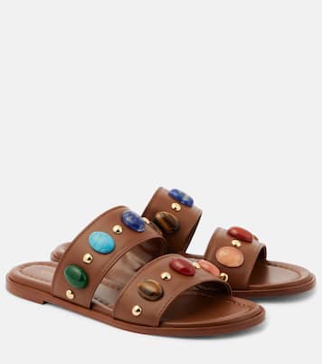 Shanti embellished leather sandals | Gianvito Rossi