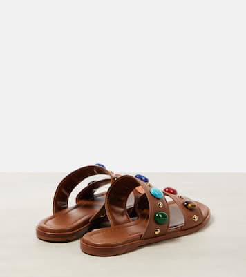 Shanti embellished leather sandals | Gianvito Rossi