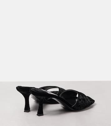 Mules Skye 70 in velluto | Jimmy Choo