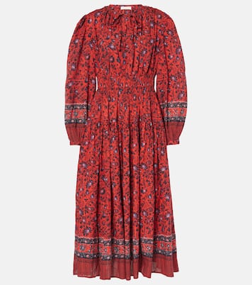 Abito midi Mona in misto cotone | Ulla Johnson